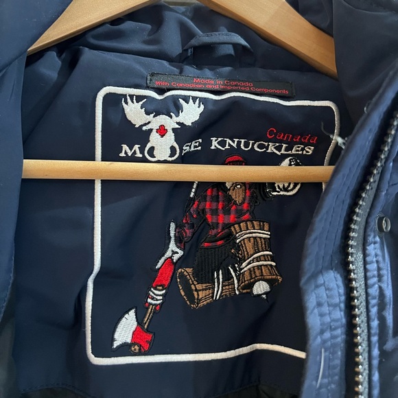 MOOSE KNUCKLES ONYX SHEARLING CAUSAPSCAL PARKA - Picture 5 of 7